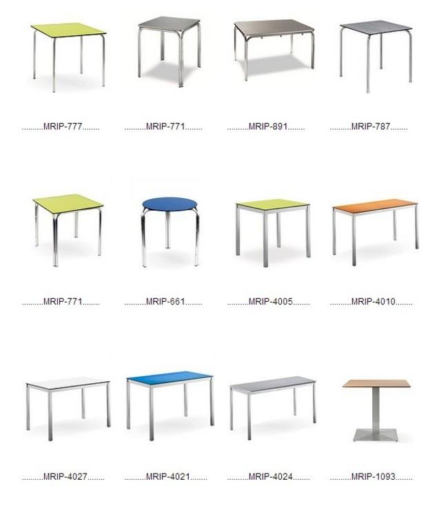 Mesas rectangulares. Realizadas con los mejores materiales