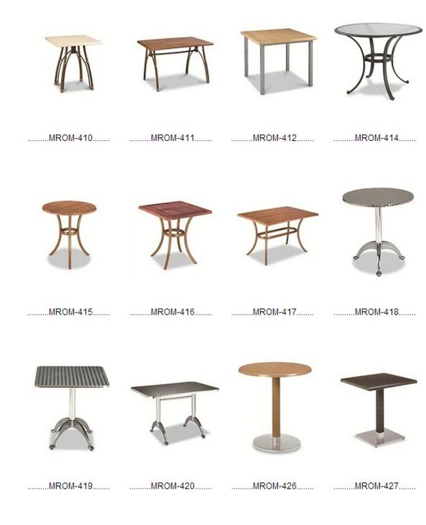 Mesas de madera. Calidad y diseño