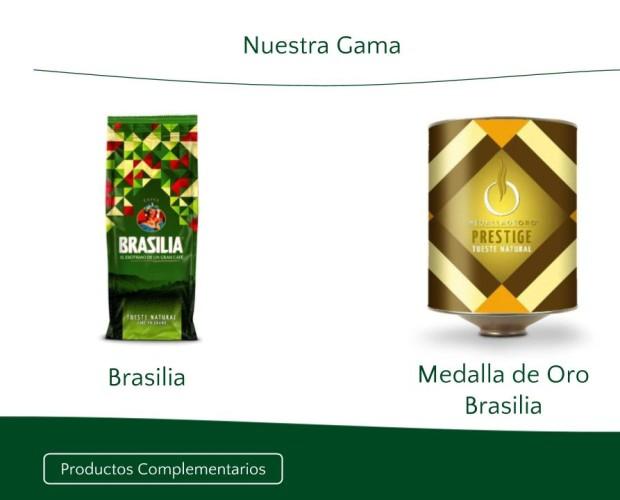 Café Brasilia. Café Tueste Natural y Tueste Natural Medalla de Oro