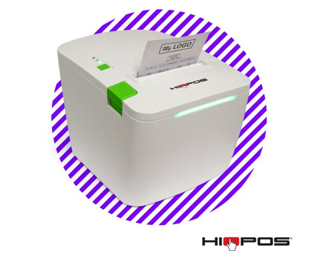 Impresora Tíquets HioPOS®. Impresora térmica de tíquets con luz y sonido.