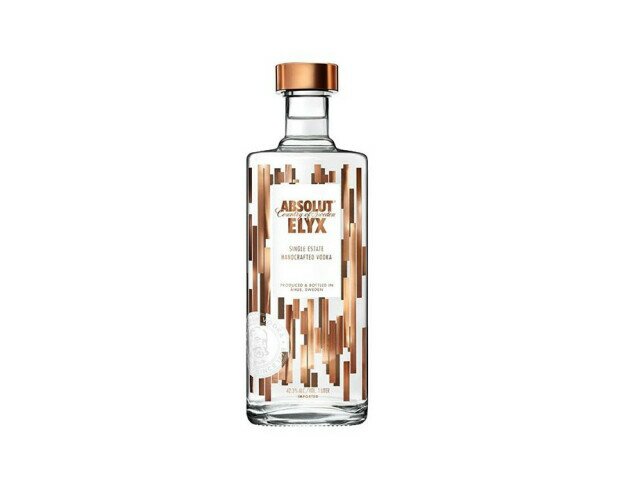 Absolut Elyx. Vodka de lujo de Absolut elaborado en Suecia a partir de trigo seleccionado