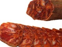 Chorizo Ibérico.  Elaborado según la receta tradicional