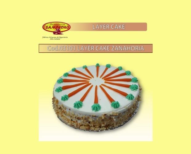 Layer Cake. Tarta layer cake de zanahoria