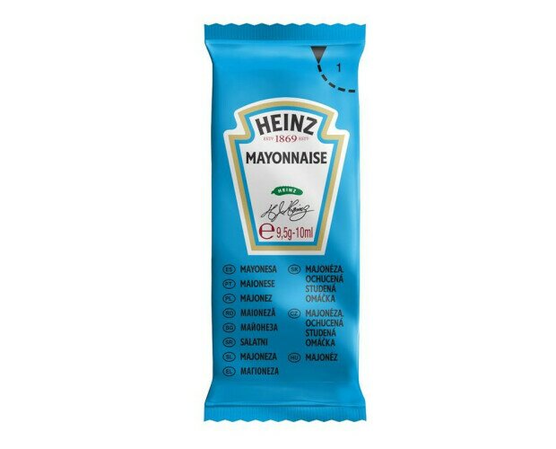 Mayonesa Heinz monodosis. Sobres Mayonesa Heinz monodosis. Sobre 10gr.