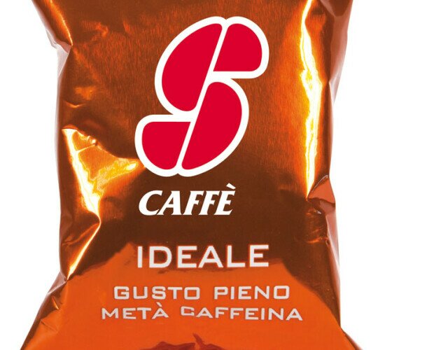 Esecafe Ideale. Mezcla cafés de exquisita calidad Arábica, Robusta y cafés descafeinado. 50% cafeína.