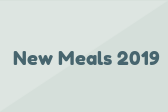 New Meals 2019