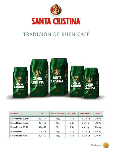 Santa Cristina. Elija el mejor café para sus clientes.
