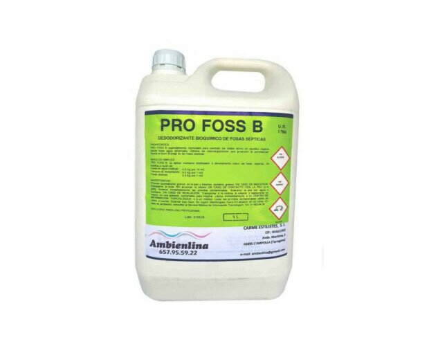 Pro-Foss. especialmente formulado para actuar como absorbe-olores