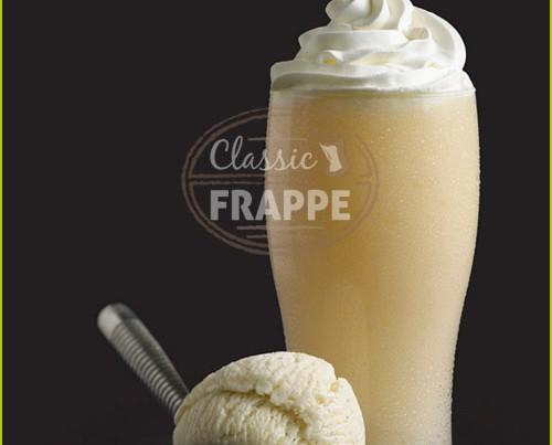 Frappé Vanilla Express. Nuestros Frappes son 0% grasas trans.