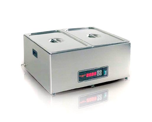 Cocedor sous vide. El cocedor sous vide es una máquina para cocinar a baja temperatura, especialmente diseñada para la cocción al vacío