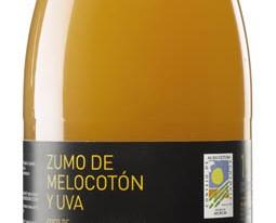 Zumo de melocotón y uva. Formato: 1 litro, 200 ml, 750 ml