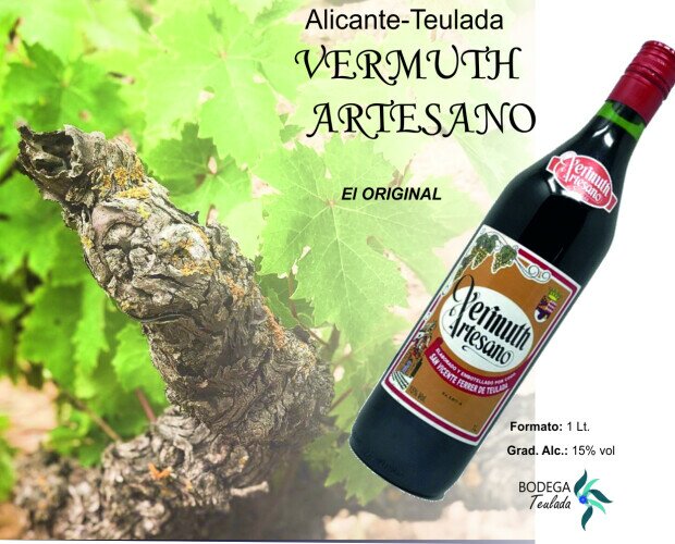Vermuth Artesano. Distribuidor oficial para Alicante de Bodegas Teulada. Vermouth Artesano